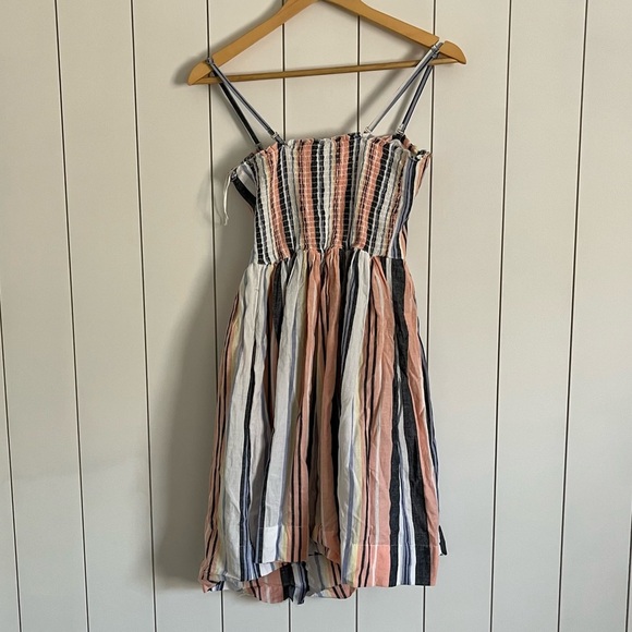 Free People Striped Mini Dress - Picture 2 of 4